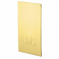CRL Satin Brass and Caps for B5A Series Surfacemate® Base Shoe