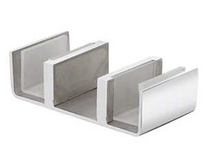 CRL Polished Stainless Replacement Bottom Guide for Cambridge Sliding System