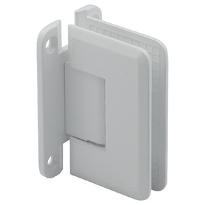 Gloss White Wall Mount with "H" Back Plate Premier Series Hinge