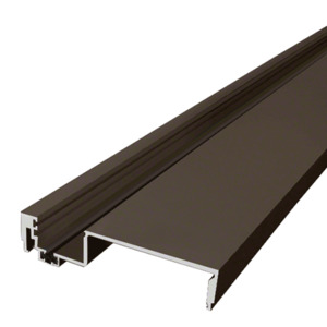 CRL-U.S. Aluminum Heavy-Duty 6" Female Split Mullion, Thermally Improved, Dark Bronze Anodic- 24'-2"