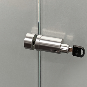CRL Polished Stainless UV Bond Tube Lock for Doors - Keyed Alike