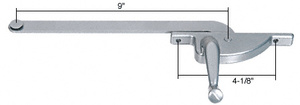 CRL Right Hand Aluminum Casement Window Operator with 9" Arm for Hope Windows