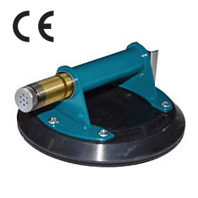 CRL Wood's Powr-Grip® 8" Vacuum Cup With Low Vacuum Audio Alarm - Metal Handle