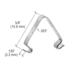 CRL Insert Corner Spring 5/8" Height - .130" Width - .025" Thick