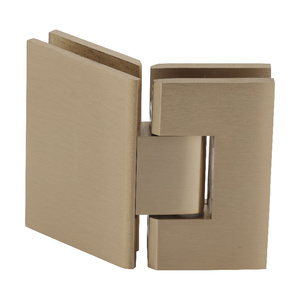 CRL Satin Brass Vienna 045 Series 135 Degree Glass-to-Glass Hinge