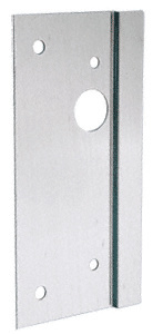 CRL Brushed Stainless 4" x 10" Left Hand Center Lock Latch Guard