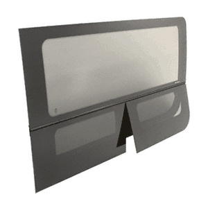 CRL 2007-2019 OEM Design 'All-Glass' Look Sprinter Van T-Vent Passenger Side Sliding Door Window for 170" and 144" Wheel Base Vans