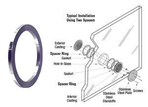 CRL Spacer Ring for 7/16" to 5/8" Glazing