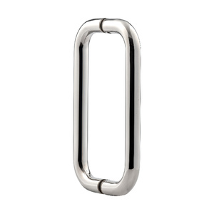 Polished Stainless Steel 8" Standard Tubular Back to Back Handles