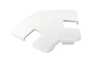 CRL Sky White Notched Cap for 135 Degree Center Post