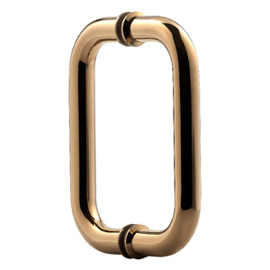 Lifetime Brass 6" Standard Tubular Back to Back Handles with Washers