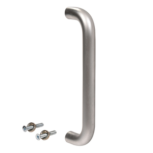 CRL 1" Clear Anodized Solid Pull Handle - 10"