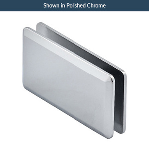 Polished Brass 180 Glass to Glass Premier Series Clip
