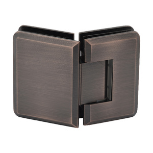 Polished Copper 135° Glass-to-Glass Adjustable Premier Series Hinge
