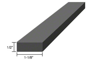 CRL 1/2" x 1-1/8" x 4" Silicone Rubber Setting Blocks