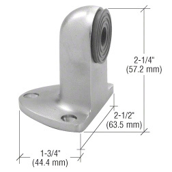 CRL Aluminum Floor Mount Door Stop/Bumper