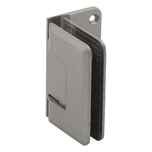 Brushed Nickel Wall Mount with Offset Back Plate Premier Series Hinge with 5° Pin