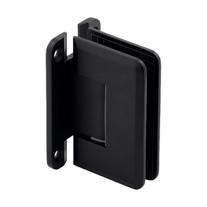 Matte Black Wall Mount with "H" Back Plate Premier Series Hinge