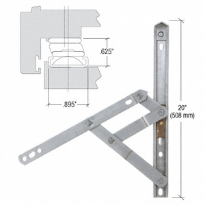 CRL 20" 4-Bar Heavy-Duty Stainless Steel Project-Out Hinge
