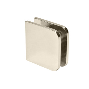 CRL Polished Nickel Traditional Style Fixed Panel U-Clamp