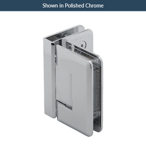 Polished Copper 90º Glass to Glass Premier Series Hinge