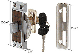 CRL Aluminum Keyed Deadbolt Loop Lock