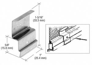 CRL Aluminum Lift Clips and Retainers - Carded