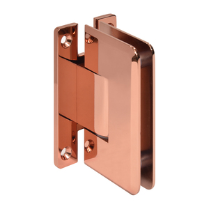 CRL Rose Gold Cologne 337 Series Adjustable Wall Mount 'H' Back Plate Hinge