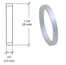 CRL Aluminum .157" Straight Cylinder Ring