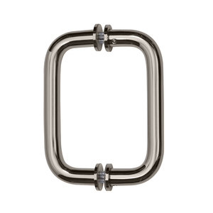 CRL Polished Nickel 6" BM Series Tubular Back-to-Back Pull Handle