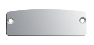 CRL Silver Metallic 500X Series Decorative End Cap