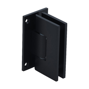 CRL Polished Oil Rubbed Bronze Vienna 337 Series Adjustable Wall Mount Full Back Plate Hinge