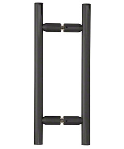 CRL Matte Black 8" Ladder Style Back-to-Back Pull Handles