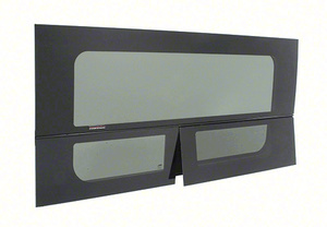 CRL 2014+ OEM Design 'All-Glass' Look Ram ProMaster Drivers Side Front T-Vent Window 136” & 159” Wheelbase Only