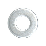 CRL Zinc 1/4"-20 Flat Washers for 3/4" and 1" Diameter Standoffs