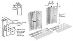 CRL Aluminum Universal Storefront Door Hinge