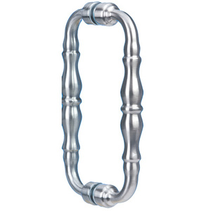 Satin Chrome 8" Traditional Series Solid Back to Back Handles