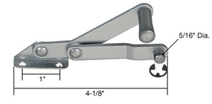 CRL Left Hand Louver or Jalousie Window Operator for International