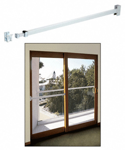 CRL Aluminum Telescoping Security Bar Lock for Sliding Glass Doors