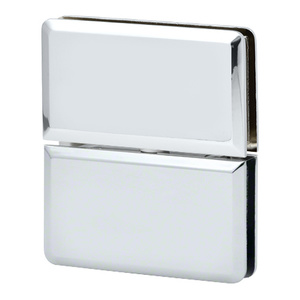 Polished Chrome Glass-to-Glass for Overhead Fixed Transom Montreal Series Hinge