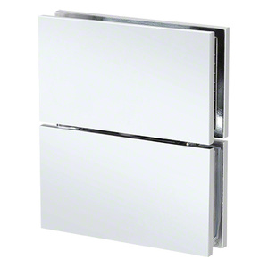 Polished Chrome Glass-to-Glass for Overhead Fixed Transom Prestige Series Hinge