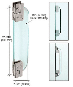 CRL Brushed Nickel Frameless Mail Slot