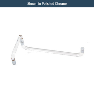 Polished Nickel 8 x 28 Acrylic Towel Bar Handle Combo USH