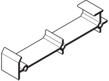 CRL-U.S. Aluminum Shear Block for 8" Sill with Screws-20/Pk