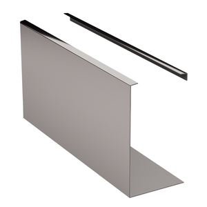 CRL Turboflex Polished Stainless 120" Cladding for Fascia Mount Base Shoe