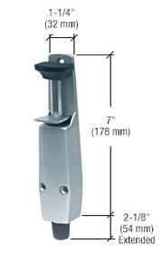 CRL Door Mounted Aluminum Step-On Door Holder