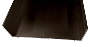 CRL-U.S. Aluminum Dark Bronze Anodized Head/Sill Channel - 24'-2"