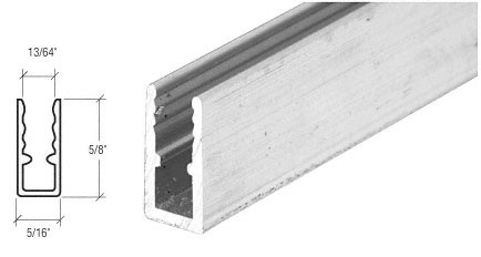 CRL Mill 5/16" Aluminum Window Frame - 144"
