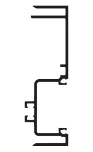 CRL-U.S. Aluminum White KYNAR® Paint 4-1/2" Female Expansion Mullion - 24'-2"