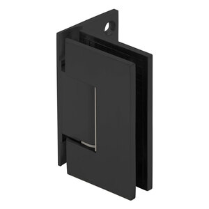 Matte Black Wall Mount with Offset Back Plate Adjustable Designer Series Hinge